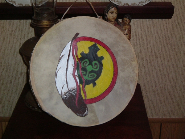Hand Drum painted by Berry